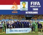 Нидерланды 3 классифицированы по футболу мира Бразилия 2014